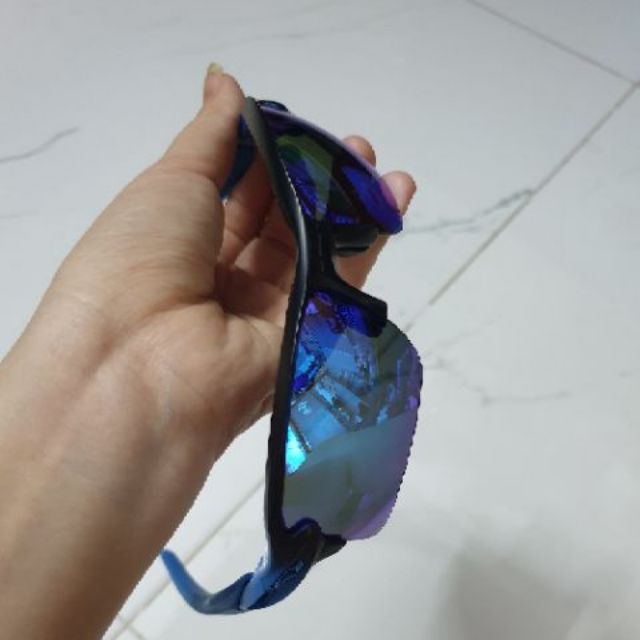 Xách tay Mỹ-hàng hiệu chính hãng USA-Kính Oakley Unisex Flak 2.0 Sunglasses Sapphire Fade Prizm Sapphire Polarized