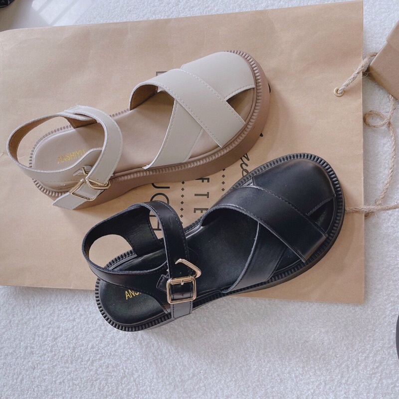 SANDAL BÁNH MÌ RỌ CHÉO QUẢNG CHÂU ( S233 S234 )