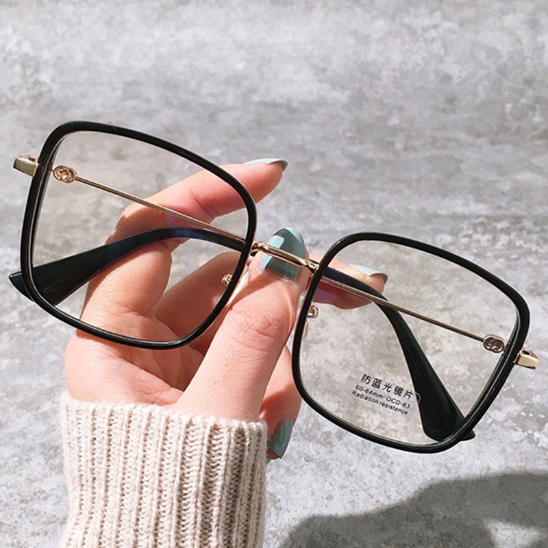 Kính Mát Oversized Phong Cách Retro Cho Nữ