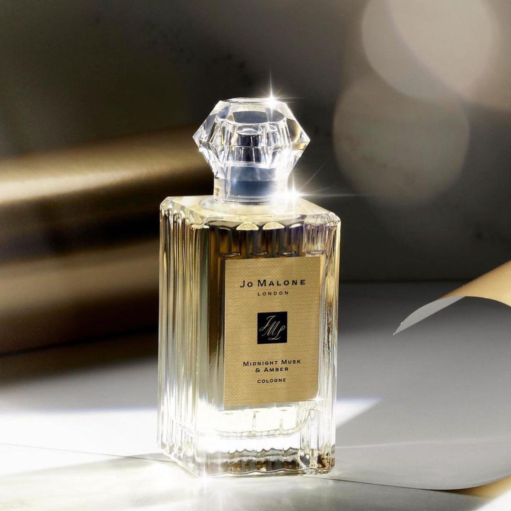 Jo Malone Perfume 2020 New Diamond Cap Blue Campanula, English Pear, Midnight Musk and Amber 100ml