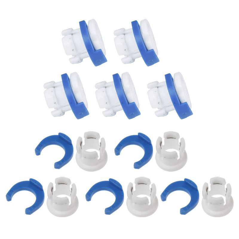 VIVI   10Sets Bowden Tube Clamp Pipe Horse Clip Fixed 6mm 3D Printers Parts Shoe Coupling Collet Part