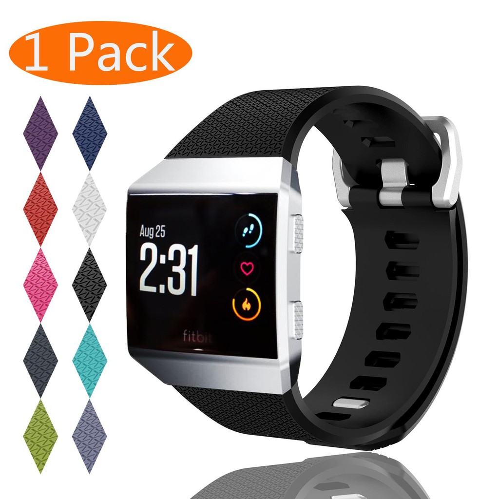 Fitbit Ionic Bands, Dây đeo thay thế phụ kiện mềm cho Fitbit Ionic Nam Nữ