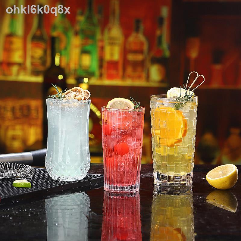 ☎ ☞ ▥◇Colin Cocktail Cup Long Island Iced Tea Gin Tonic Mojito Nước trái cây Đồ uống lạnh ly thủy tinh