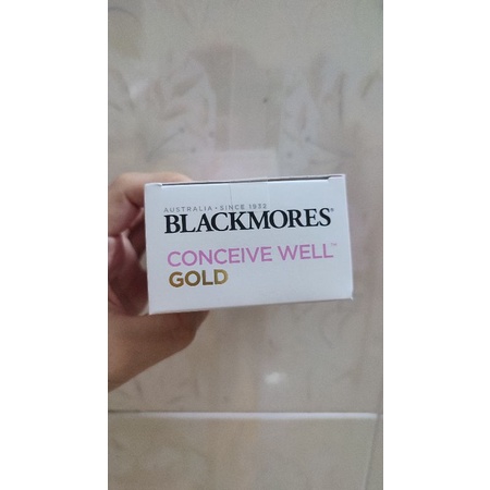 Date 7/ 2025-Viên bổ trứng tăng khả năng thụ thai Blackmores Conceive Well Gold Úc