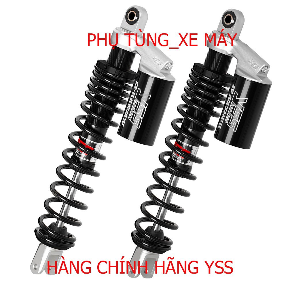 Phuộc YSS SH 125/150/300 Forza 300 TC302-375T-02-8888 (Lò Xo Đen, Bình Dầu Đen) - Hàng chính hãng