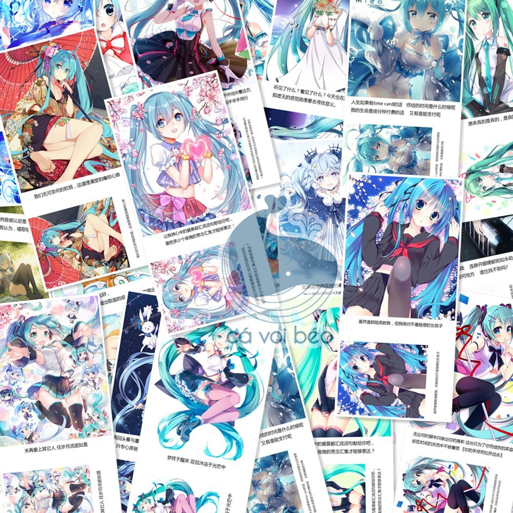 [Hộp 30-180 tấm] Postcard Bưu thiếp Date a live Cuộc hẹn sống còn bưu thiếp postcard manga anime
