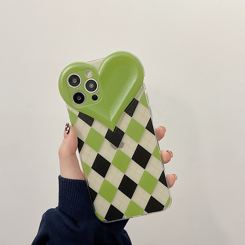 Ốp lưng iphone Ốp điện thoại TPU silicon Dinuo -AXJT trái tim cho iPhone 11/14pro Pro Max X Xr Xs Max 7 8 Plus Se 2020 13 13PROMAX 13MINI Dinuo case