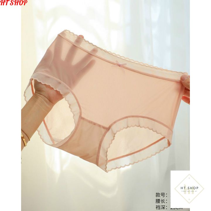 Quần Lót Cotton Lụa Mỏng F̶L̶A̶S̶H̶ ̶S̶A̶L̶E̶ Quần Sịp Nữ mềm nhẹ phù hợp với ngày hè
