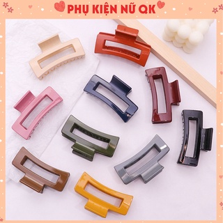 Kẹp tóc càng cua màu trơn kiểu dáng thanh lịch cho nữ KT2