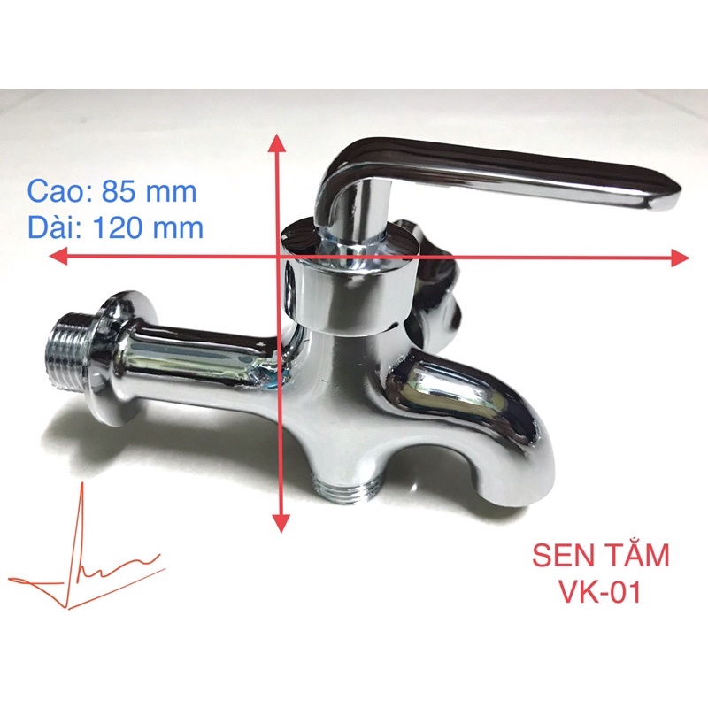 Bộ sen tắm tắng áp VK-01 - Bảo hành 6 tháng