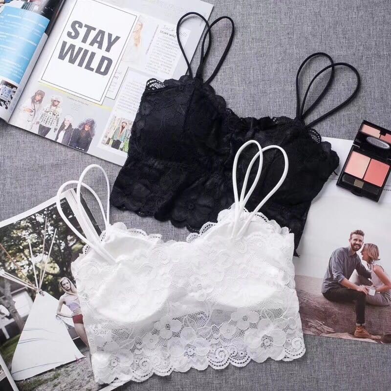 Bra ren 2 dây chất đẹp siêu gợi cảm dễ phối đồ