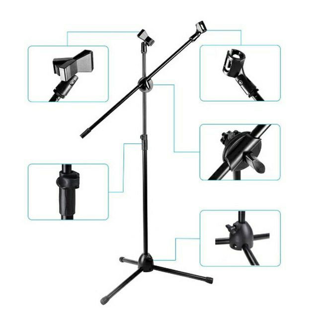 Chân đế micro đứng Boom Mic Stand.