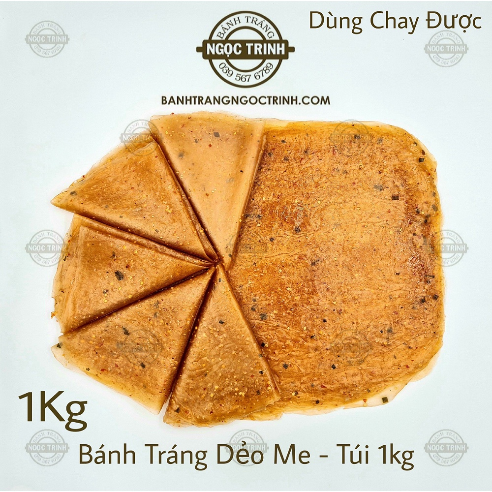 (Túi 1Kg) Bánh tráng dẻo me cao cấp siêu ngon bánh tráng Ngọc Trinh
