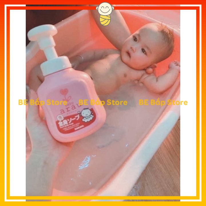 Sữa Tắm Trẻ Em Arau Baby Sữa Tắm Gội Toàn Thân Chiết Xuất Thảo Mộc An Toàn Cho Bé - Bố Bắp Store