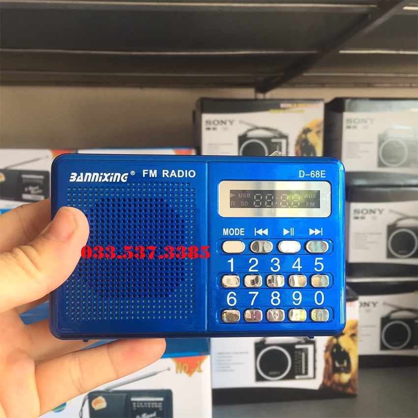 Đài fm, radio đài fm D68 có khả năng bắt sóng tốt
