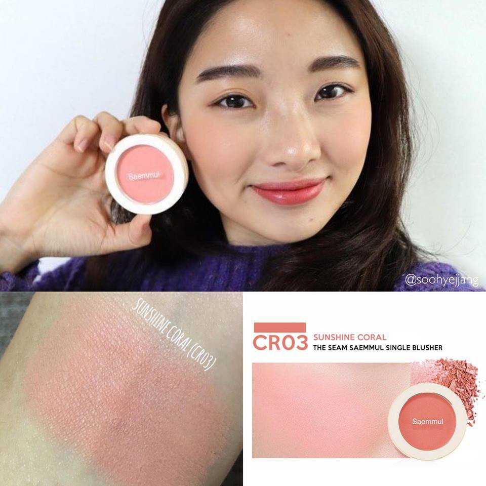 Phấn má hồng The Saem Saemmul Single Blusher