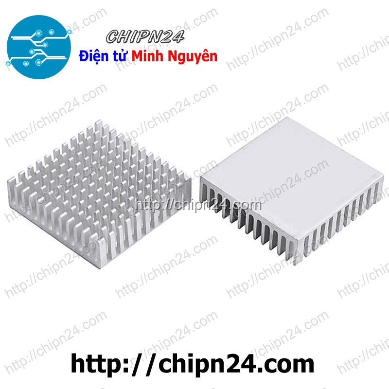 [1 CÁI] (F90) Tản nhiệt TN31 40x40x11MM TRẮNG
