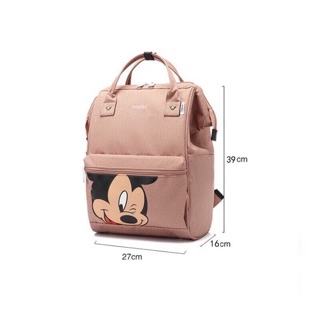 Balo bỉm sữa đi sinh mickey