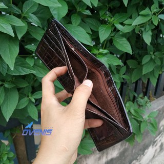 Ví cá sấu móng tay. 2 MẶT DA CÁ SẤU CAO CẤP!