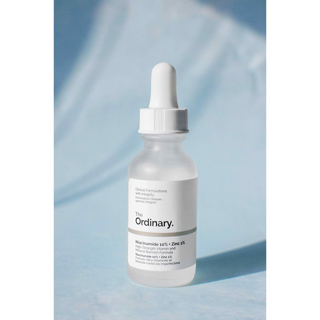 Tinh Chất Ngăn Ngừa Mụn, Làm Mờ Thâm The Ordinary Niacinamide 10% + Zinc 1% 30ml