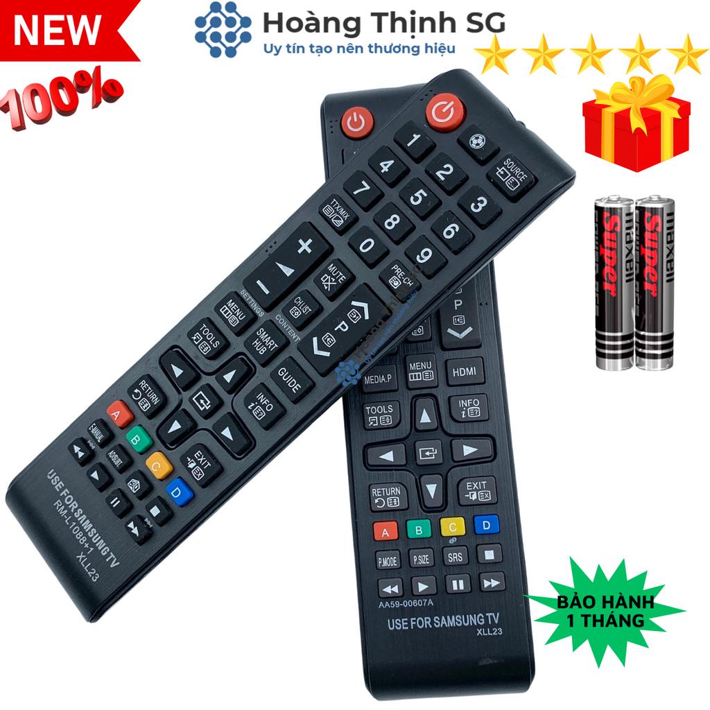 Remote điều khiển tivi Samsung 00607A, điều khiển TV Samsung các dòng tivi SMART /LED/ LCD - Tặng kèm pin