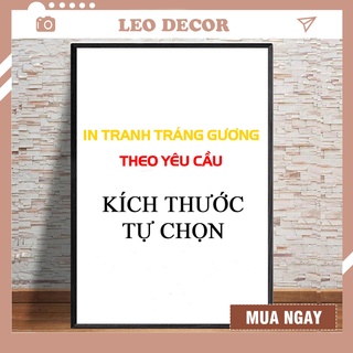 In tranh tráng gương theo yêu cầu