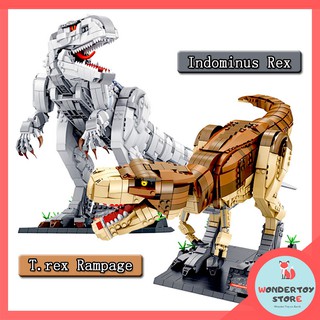 Bộ lắp ghép Lego Dinosaur World Jurassic Park Indominus Rex 2108 PCS No.611002 cao 24cm - Lego Khủng Long T-Rex