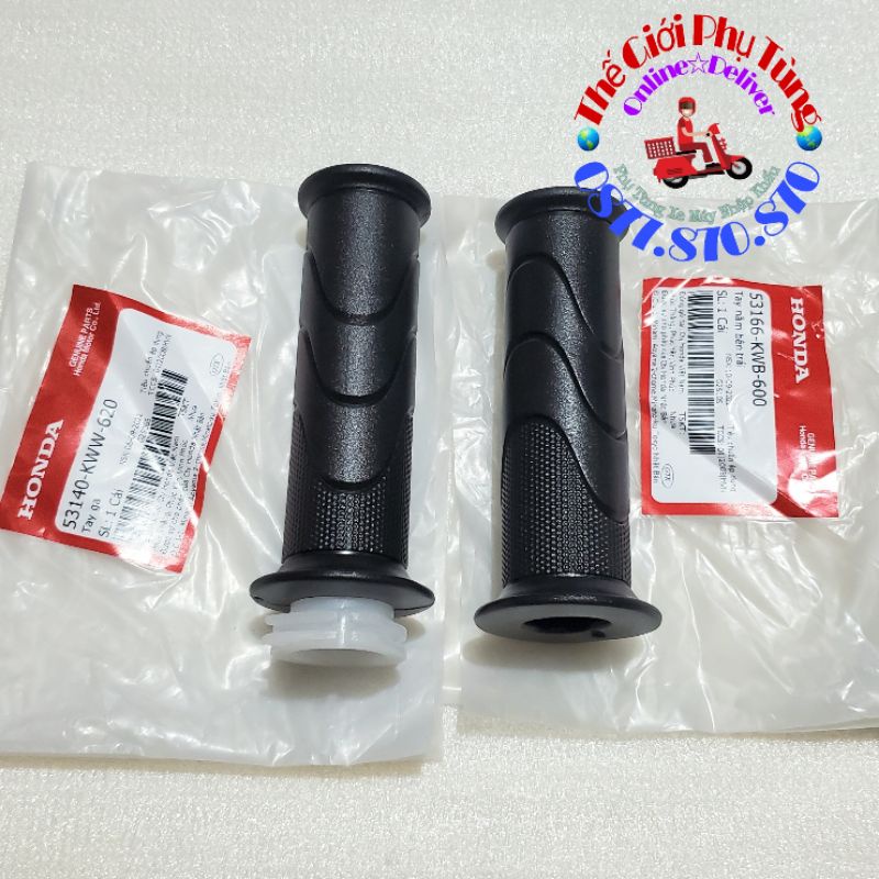 Bao tay Wave S110, Wave A110, RSX zin Honda Việt Nam - 53140-KWW-620/ 53166-KWB-600