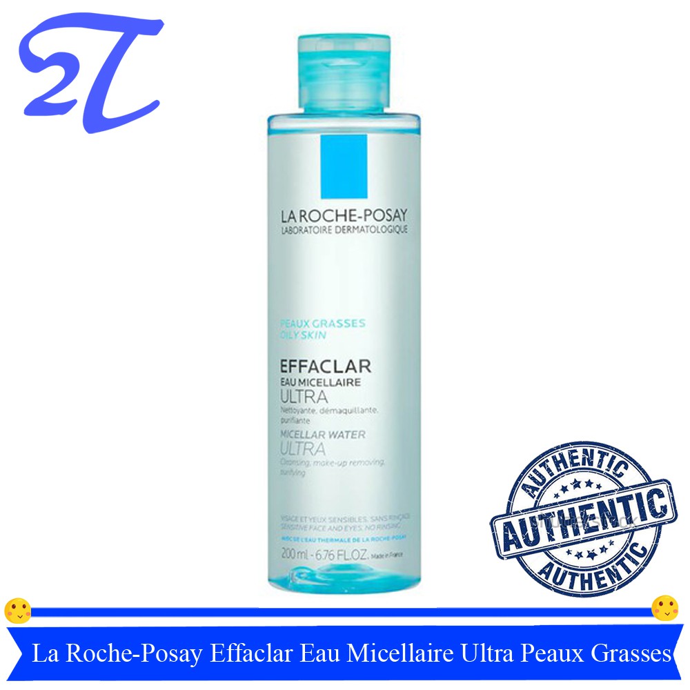 (Auth) La Roche-Posay Effaclar Eau Micellaire Ultra Peaux Grasses - Nước Tẩy Trang Cho Da Dầu Nhạy Cảm 400ml