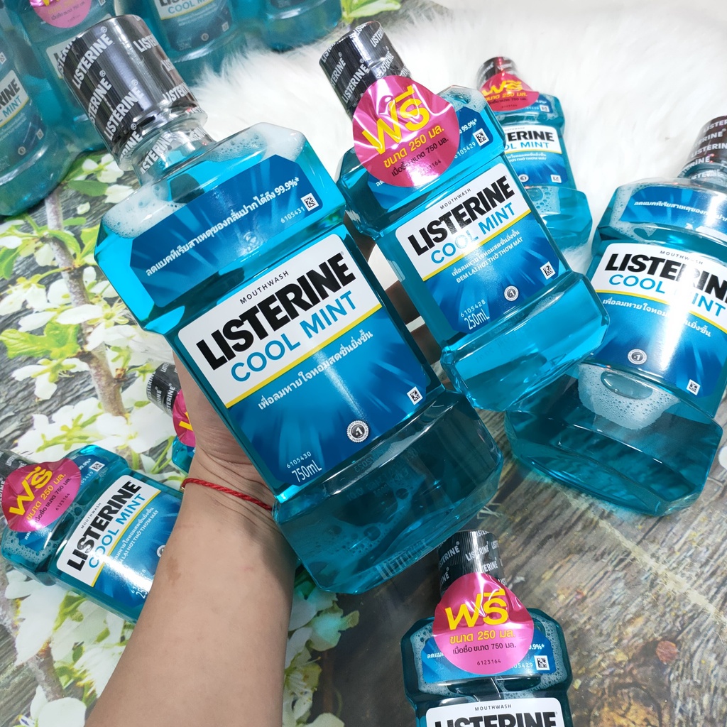 Nước súc miệng Listerine 750ml-Thái Lan