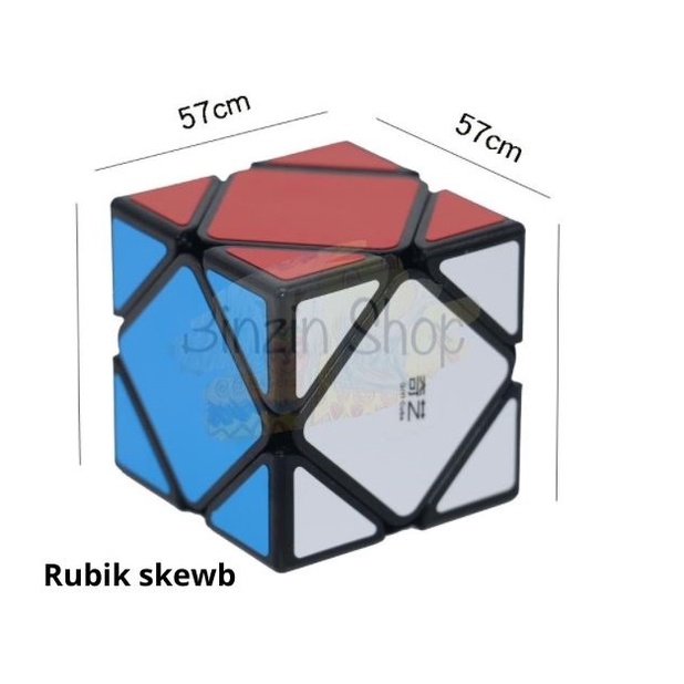 Combo 4 rubik biến thể Qiyi - Rubik Skewb, Ivy, Pyraminx, Megaminx