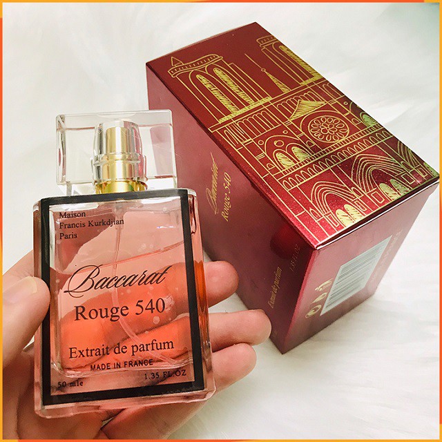 Nước hoa Nam Nữ Unisex PHP 540 Red Baccarat dạng tinh dầu 50ml tỏa hương 2 mét, hàng cao cấp