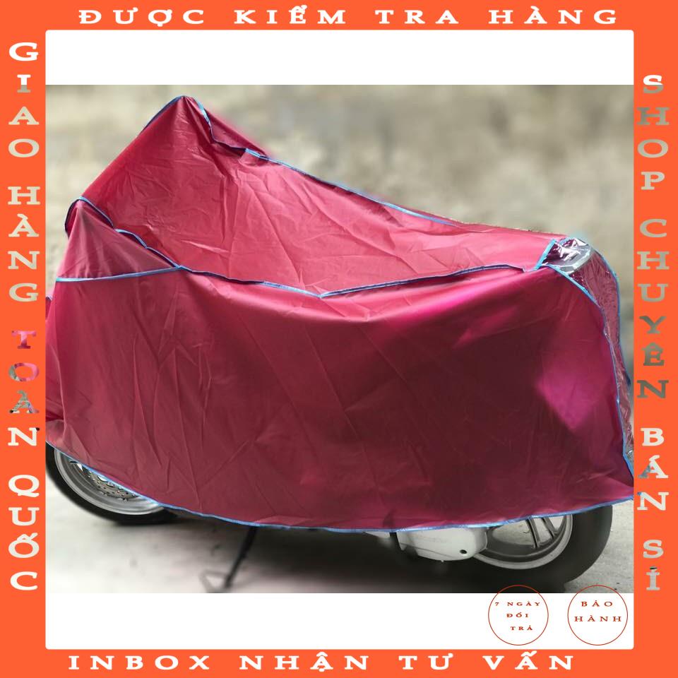 Bạt phủ che xe máy Thành Long, Bạt trùm xe máy che nắng mưa cao cấp phungdan