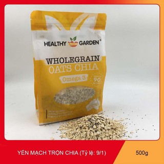 Yến mạch hạt chia nhập khẩu từ úc loại cán dẹt túi 500g