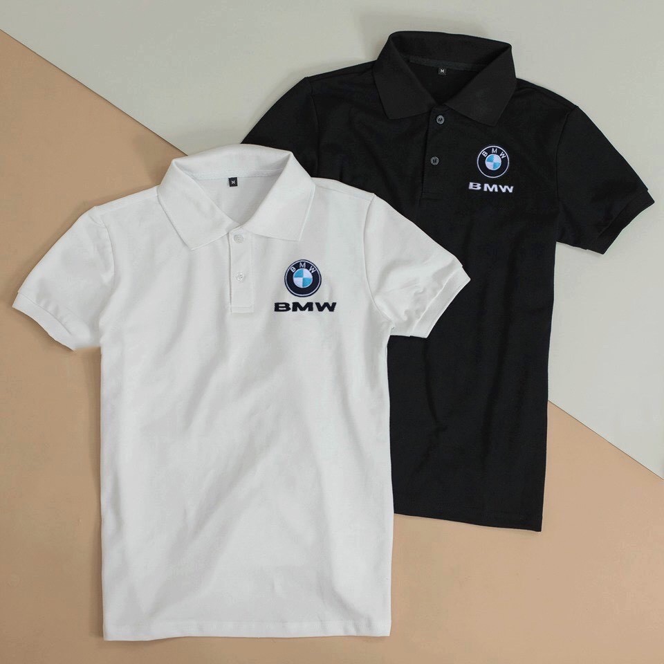 Áo thun Polo Men194 vải cá sấu Poly co dãn 4 chiều dày dặn form gerular fit - BMW