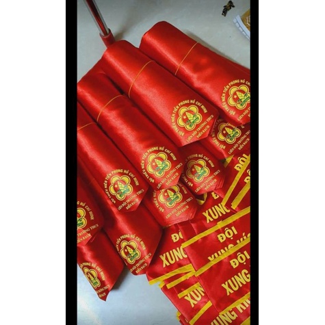 Khăn quàng đỏ học sinh  combo 10 khăn