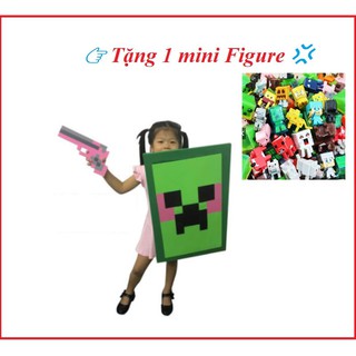 Vũ khí Kiếm cup rìu xẻng súng khiên Minecraft