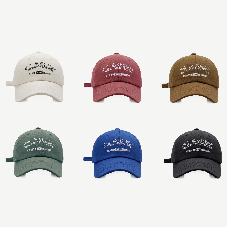 Mũ lưỡi trai MG STUDIO thêu chữ CLASSIC thời trang