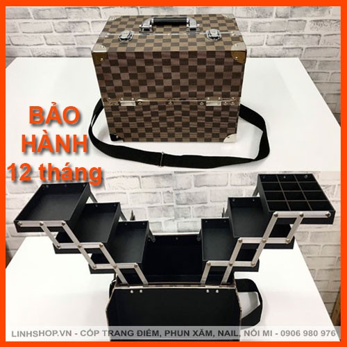 ✅[Size 35x20x30] 𝐓𝐇𝐔̀𝐍𝐆 𝐓𝐑𝐀𝐍𝐆 Đ𝐈𝐄̂̉𝐌, cốp đựng đồ phun xăm nail LS35 Lamdep24g đựng máy hơ gel, mực xăm tốt