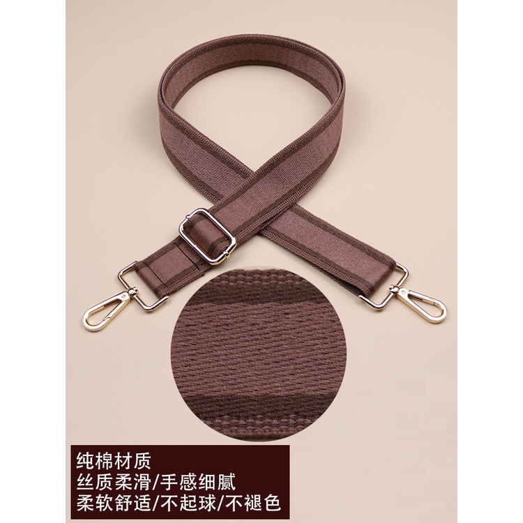 Dây Đeo Vai / Đeo Chéo Bản Rộng 3.8cm Thay Thế Bằng Vải Bạt Có Thể Điều Chỉnh