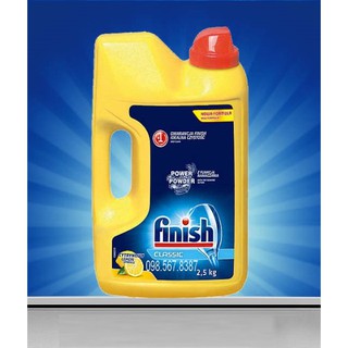 Bột rửa bát Finish túi 2,5kg dùng cho máy rửa chén bát