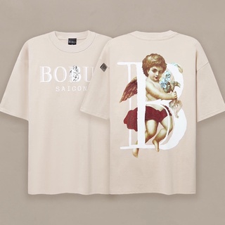 Áo Tay Ngắn BOBUI ANGEL B BOBUI LOGO TEE/ BONE WHITE