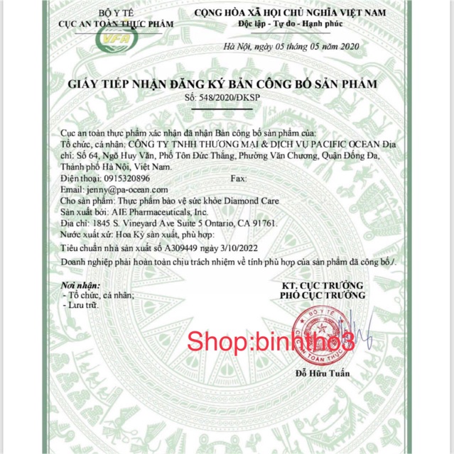 Viên uống Diamond Care - se khít thanh xuân, làm hồng tuổi trẻ