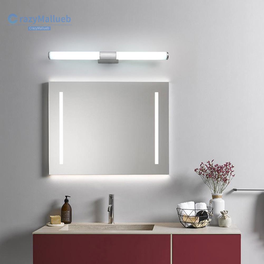 Crazymallueb❤Modern Bathroom Mirror Light Acrylic Indoor Makeup Vanity Lamp Wall Decor❤Lighting