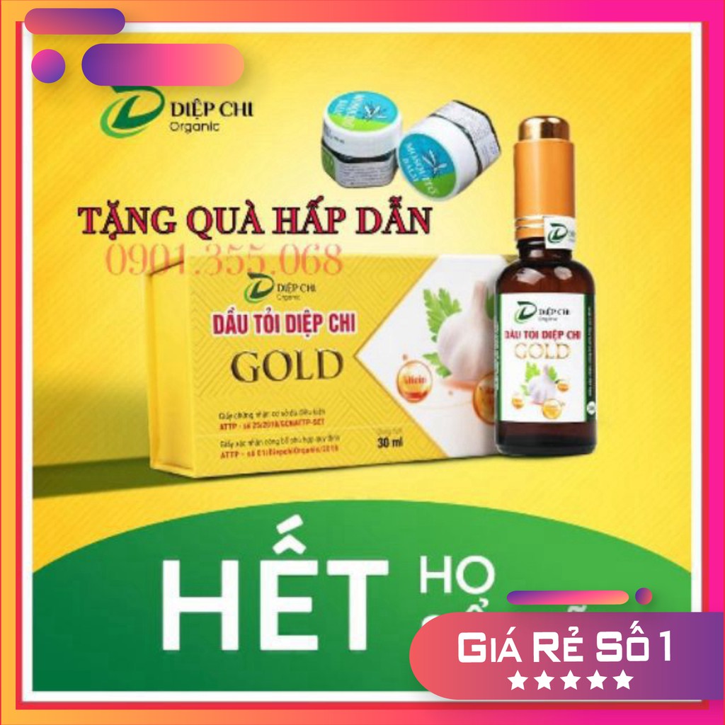 Dầu tỏi Diệp Chi Gold mới