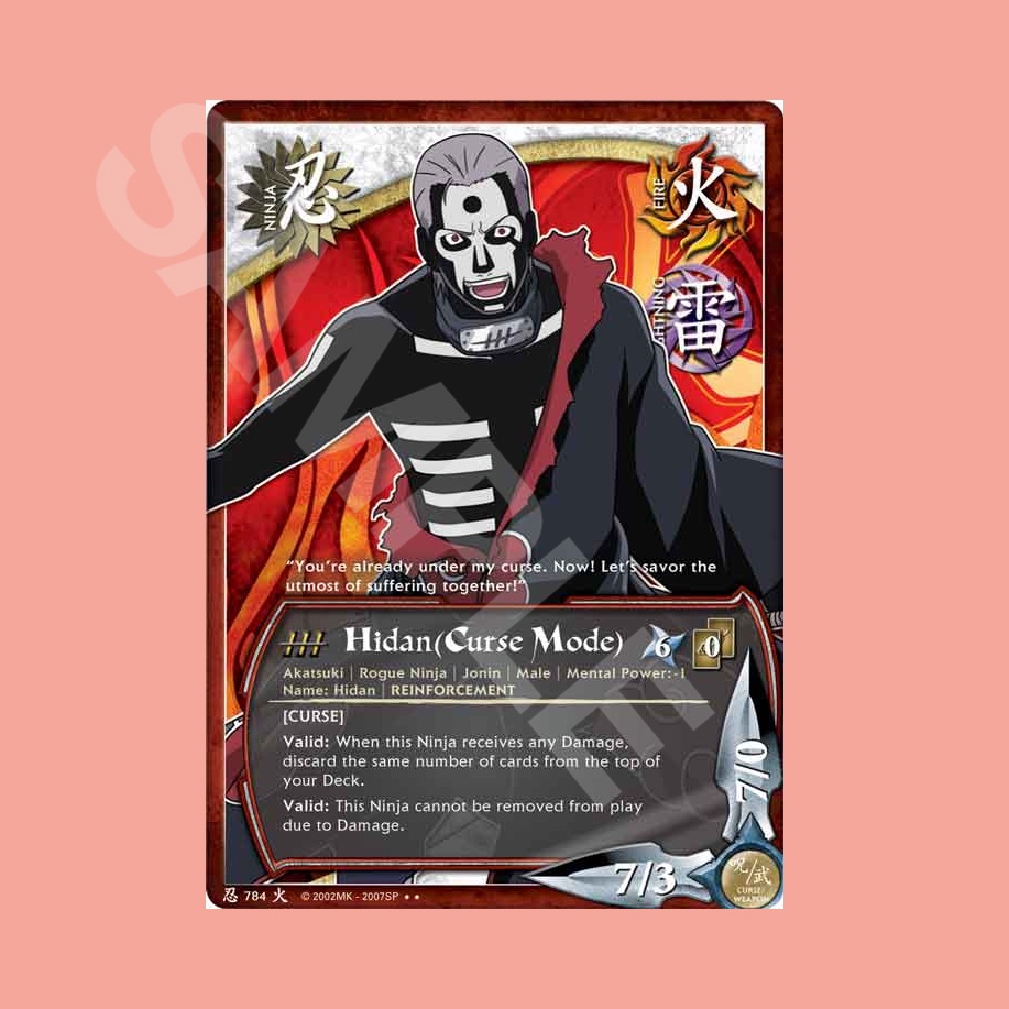 Ảnh card bo góc in hình NARUTO SHIPPUDEN : WILL OF FIRE thẻ bo viền 5*8cm anime chibi sưu tầm 1 tấm