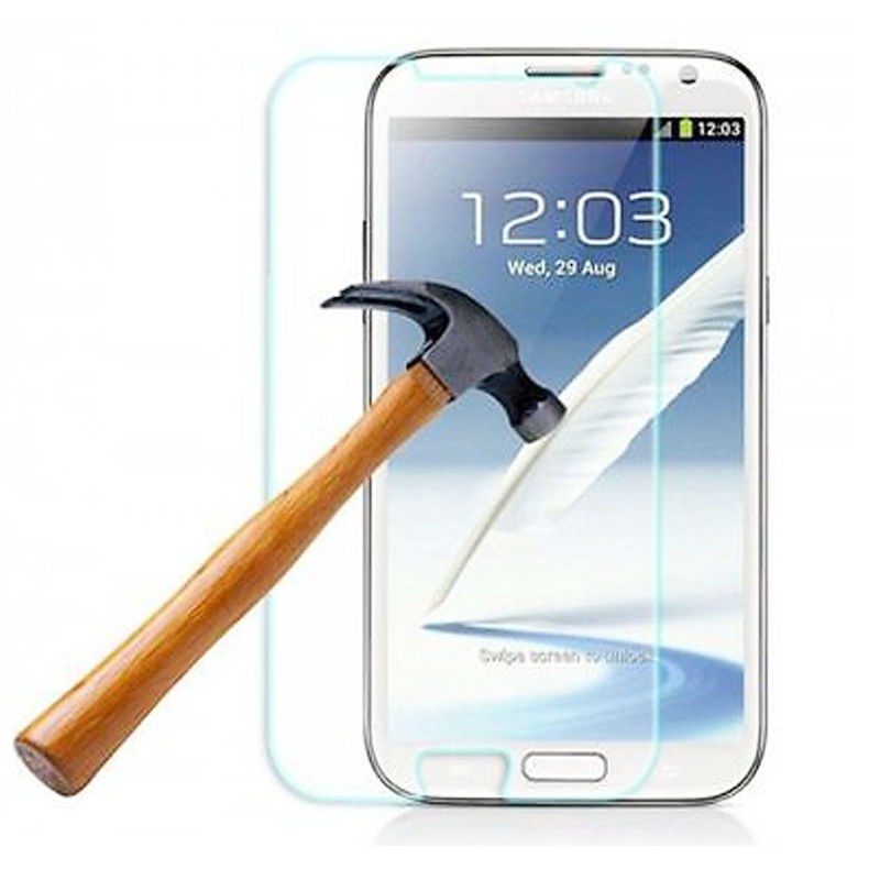 Bộ 2 kính cường lực Galaxy Note 2 Trong suốt
