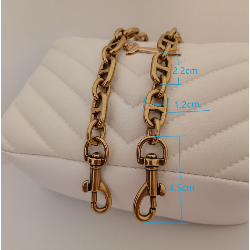 Dây Xích Kim Loại Đeo Chéo Vai / Túi Xách Thời Trang Cổ Điển  dây xích túi xách     quai túi xách thay thế    dây xích túi xách thay thế     dây túi xách