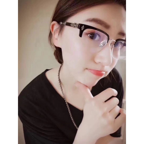 Gọng Kính Chrome heart Nam Nữ Cao Câp Không Viền Fullbox Phong Cách Japan Bảo Hành 3 tháng.Xuất xứ:Trung Quốc