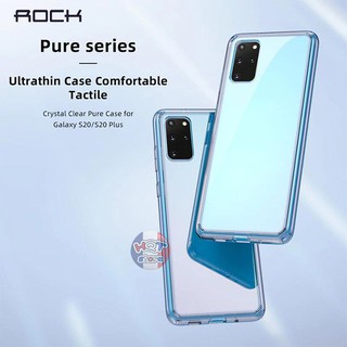 Ốp lưng trong suốt viền dẻo rock pure cho s20 ultra / s20 plus / s20